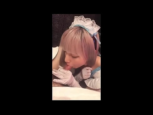 ❤️ Japanese Idol [mayuka], Franse diensmeisie kostuum, deel 1, blowjob en ruk af met lotion Gehaltepornografie by ons ﹏