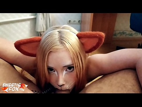 ❤️ Kitsune sluk piel en kom in haar mond Gehaltepornografie by ons ﹏